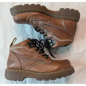 Dr. Martens Airwair Vintage Y2K Men's Chunky Brown Lace Up Work Boots / Sze 9 US