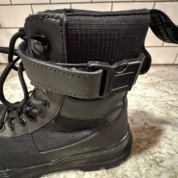 Dr Martens // Black Combs Tech Poly Casual Boots M5 W9