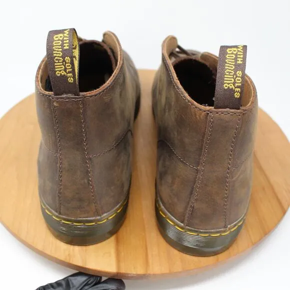 Dr Martens Boots Mens 14 Cabrillo Leather Desert Brown Retro Casual Workwear