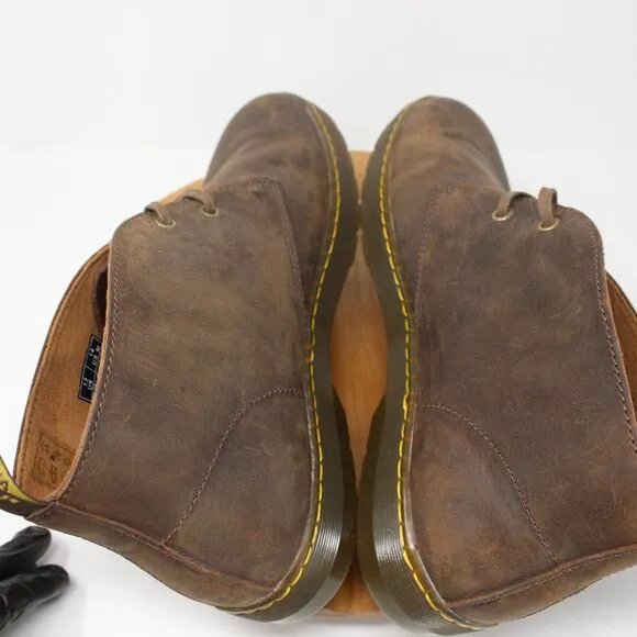 Dr Martens Boots Mens 14 Cabrillo Leather Desert Brown Retro Casual Workwear