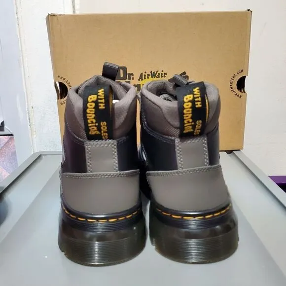 Dr. Martens Buwick Mens Sz 8 /Womens Sz 9 Gunmetal 30846029 Extra Tough New