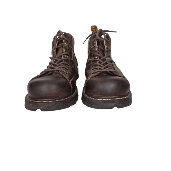 Dr Martens Cecil Air Wair Brown Leather Boots Mens Size 11, Hiking Boots