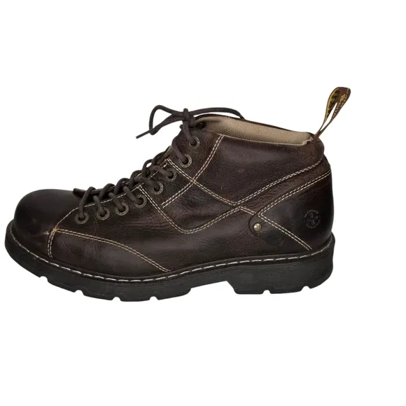 Dr Martens Cecil Air Wair Brown Leather Boots Mens Size 11, Hiking Boots