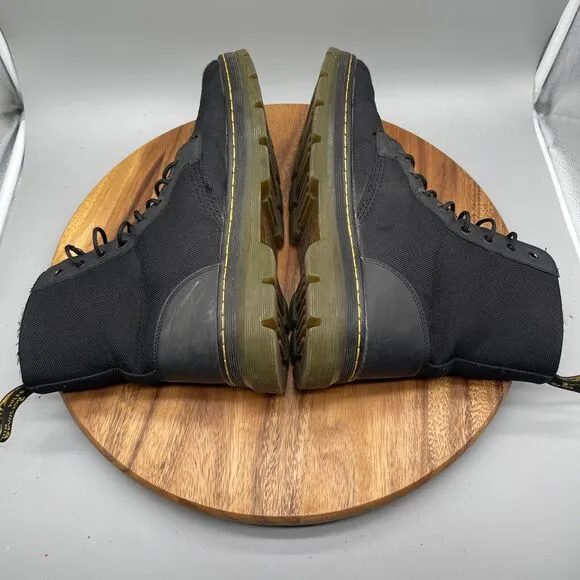 Dr. Martens Combs Boots Mens Size 13 Black Combat Casual Lace Up Shoes