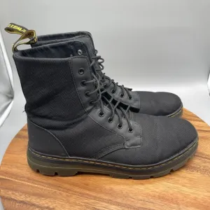 Dr. Martens Combs Boots Mens Size 13 Black Combat Casual Lace Up Shoes