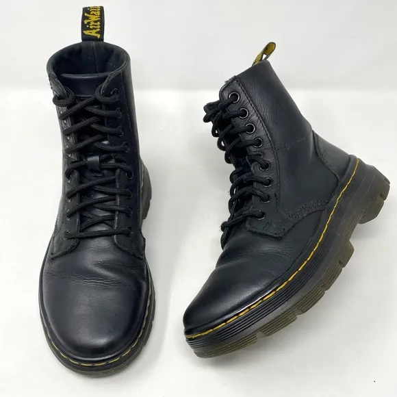 Dr. Martens Combs Leather Casual Boots