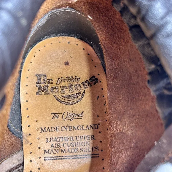 Dr. Martens England 90s Vintage Brown 939 Ankle Boots US 7 Mens