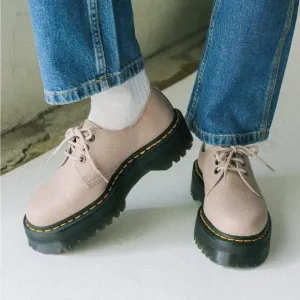 Dr. Martens Men’s 1461  Quad II Leather Platform Taupe Shoes New