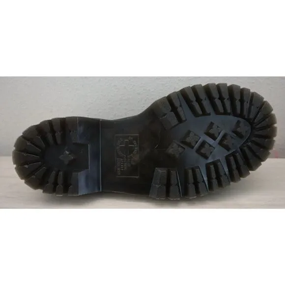 Dr. Martens Men's 7 Women's 8 Black Vegan 1461 Mono Felix Platform Shoes $170