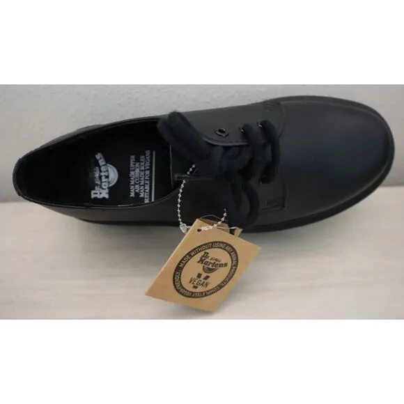 Dr. Martens Men's 7 Women's 8 Black Vegan 1461 Mono Felix Platform Shoes $170