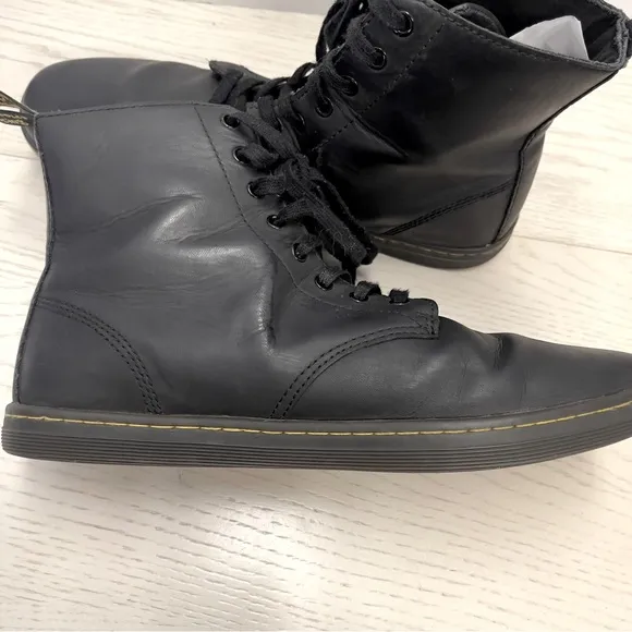 Dr Martens Men’s Tobias Casual Black Leather Lace Up Boots Size 13