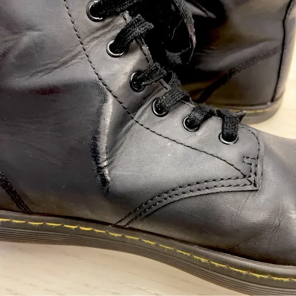 Dr Martens Men’s Tobias Casual Black Leather Lace Up Boots Size 13