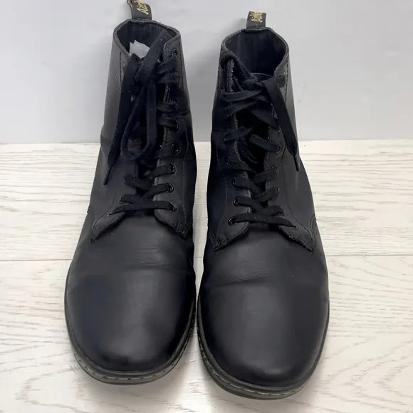 Dr Martens Men’s Tobias Casual Black Leather Lace Up Boots Size 13