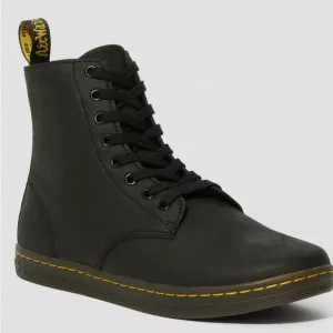 Dr Martens Men’s Tobias Casual Black Leather Lace Up Boots Size 13