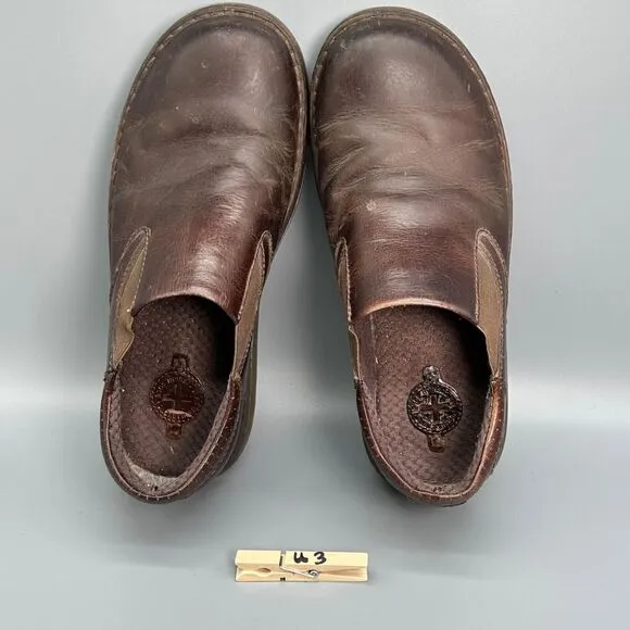 Dr. Martens Orson Slip on Mens 9 Womens 10 Comfort Shoes Brown Leather Loafers