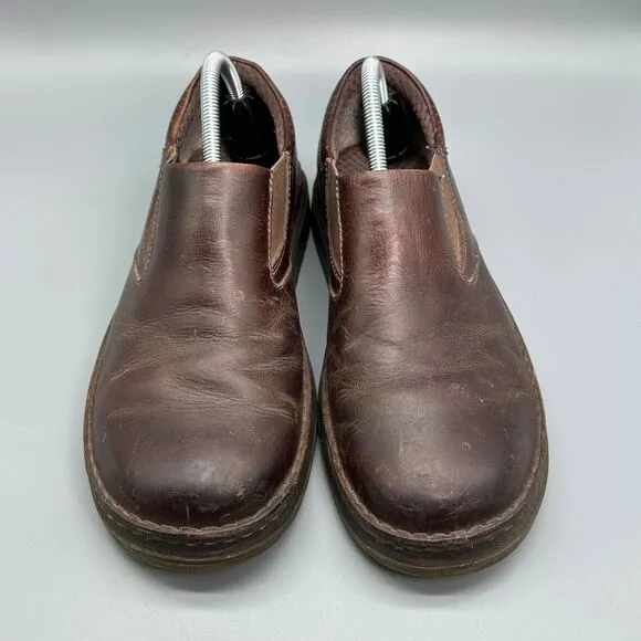 Dr. Martens Orson Slip on Mens 9 Womens 10 Comfort Shoes Brown Leather Loafers