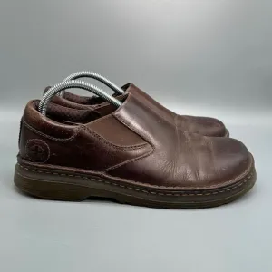 Dr. Martens Orson Slip on Mens 9 Womens 10 Comfort Shoes Brown Leather Loafers