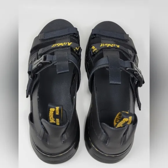 Dr. Martens Pearson Black Element   Webbing Sandals Men's US Size 13 New