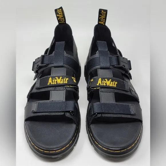 Dr. Martens Pearson Black Element   Webbing Sandals Men's US Size 13 New