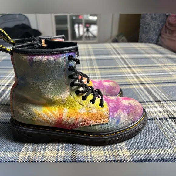 Dr. Martens Tie Dye Boots Multicolor Kids