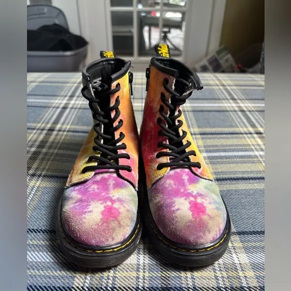 Dr. Martens Tie Dye Boots Multicolor Kids