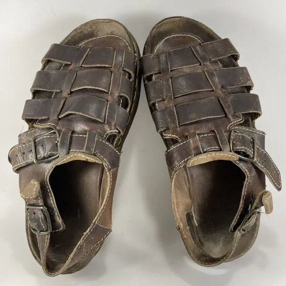 Dr Martens Vintage Chunky Sandals Mens Size 13 US Y2K Fisherman England 12 UK