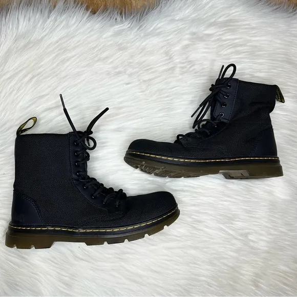 Dr. Martens Youth Size 6 Black Leather Ankle Boots