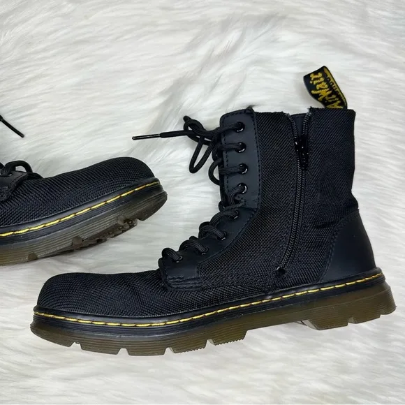 Dr. Martens Youth Size 6 Black Leather Ankle Boots