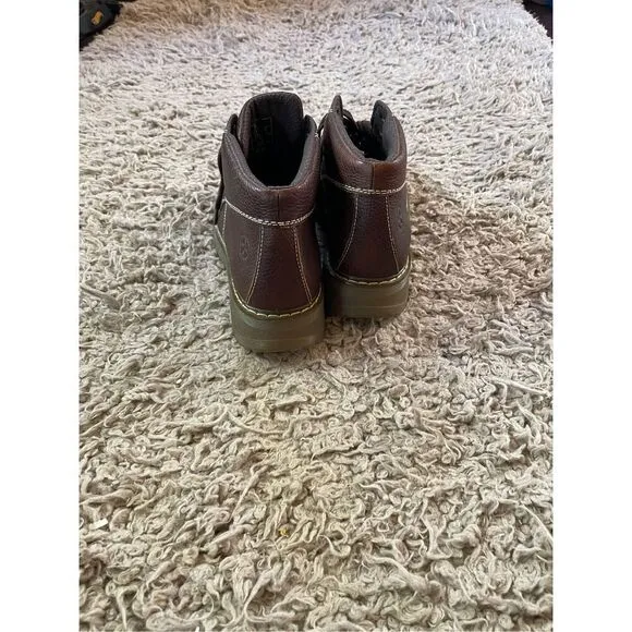 Dr martens brown leather ankle boots Claudia size 10