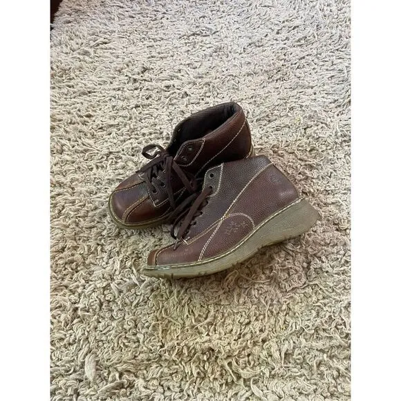 Dr martens brown leather ankle boots Claudia size 10