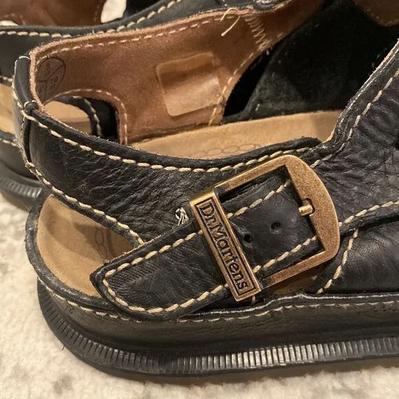 Dr Martens 8397 Arc Fisherman Sandals black in size 10 made in England EUC