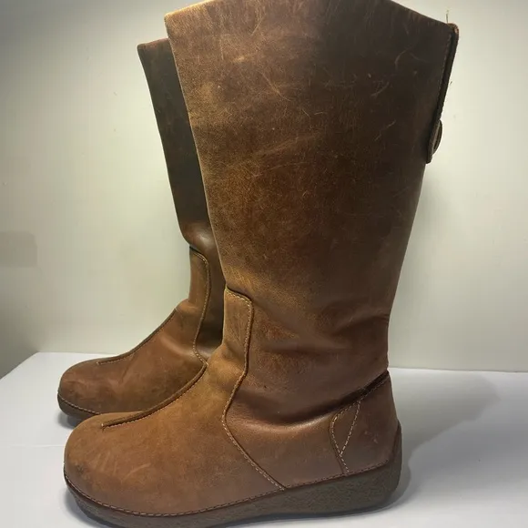 Duluth Trading Co Boots Women’s  Brown Andina Tall Leather  Size 8.5