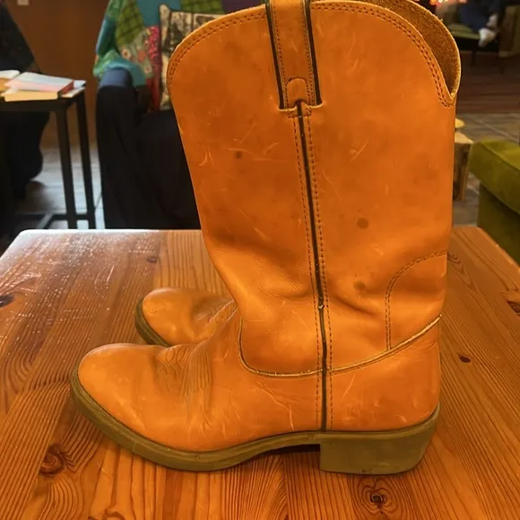 Durango Men’s rustic Mid Shaft Pull-On Western Boots Leather Casual Cowboy 10