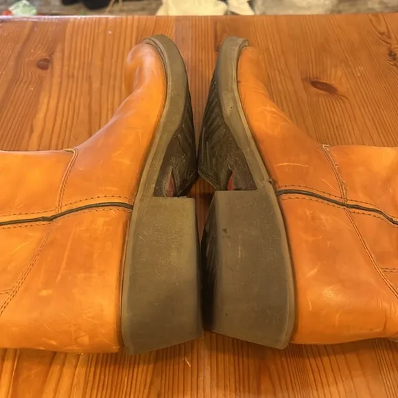 Durango Men’s rustic Mid Shaft Pull-On Western Boots Leather Casual Cowboy 10
