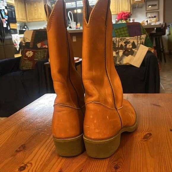 Durango Men’s rustic Mid Shaft Pull-On Western Boots Leather Casual Cowboy 10