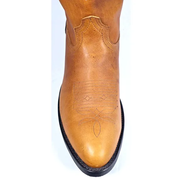 Durango Oiled Peanut Brown Leather Cowboy Western Boots Mens 11&quot; Size 12 D TR762
