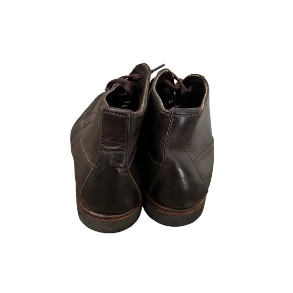 Eastland Mens Dark Brown Leather Vibram Gumlite Sole Work Boots Size 9