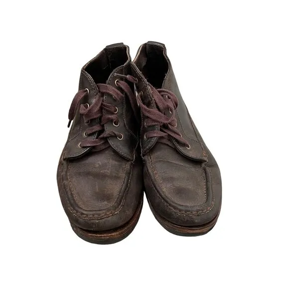 Eastland Mens Dark Brown Leather Vibram Gumlite Sole Work Boots Size 9