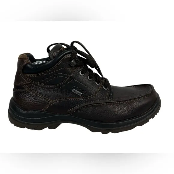 Ecco Boots Mens 41 US 7 7.5 Waterproof Country GTX Work Boots 40074 Brown
