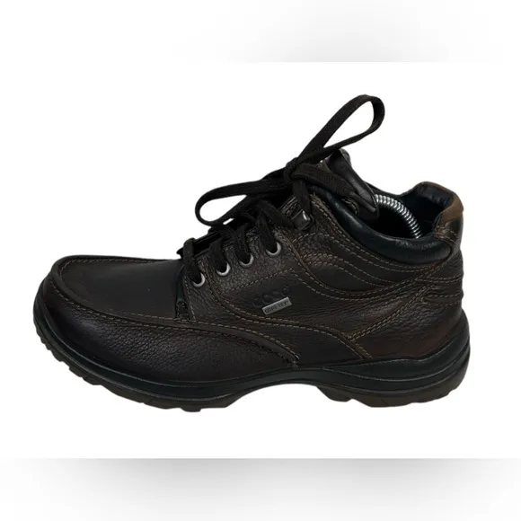 Ecco Boots Mens 41 US 7 7.5 Waterproof Country GTX Work Boots 40074 Brown