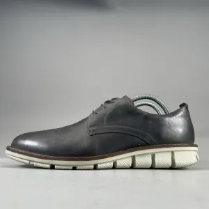 Ecco Jeremy Hybrid Men’s EU 41 US 7-7.5 Casual Black Leather Oxford Dress Shoes