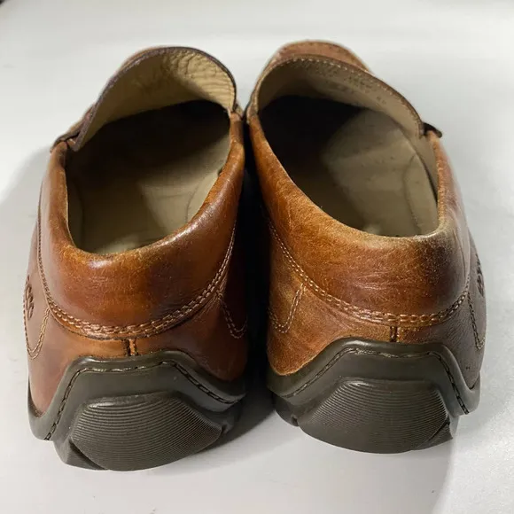 Ecco Leather Penny Loafer Slip On Dress Casual Men's Shoes 45 US (11-11.5)