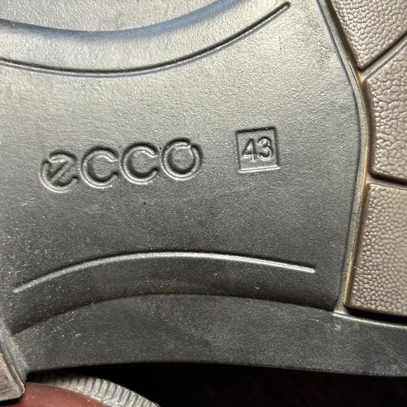 ECCO Men's Penny Loafers Leather Dress Shoes Cognac Men's Size 43