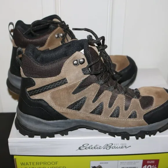 Eddie Bauer Ridgeline hiking boots size 10.5 Med and comes with box