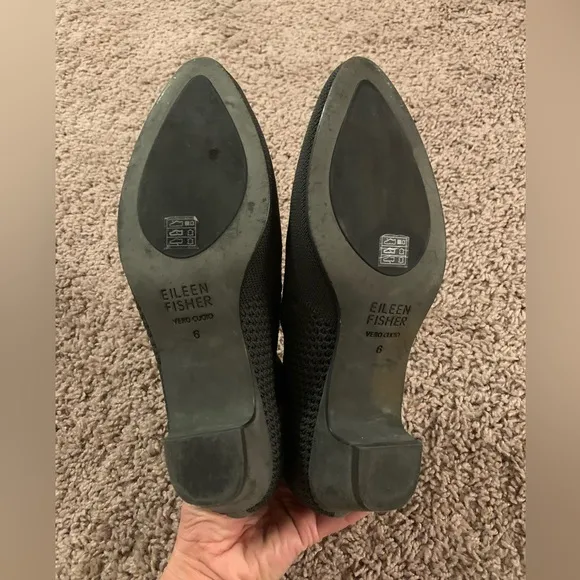 Eileen Fisher Purl Sock Bootie Ankle Boots Grey Size 6