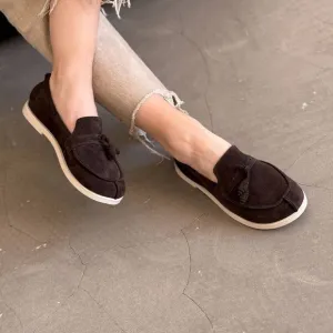 Elegant Black Suede Loafers