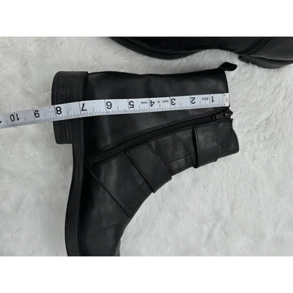 Emanuele Crasto Italian women's Black boots 8.5M EU 39 Leather