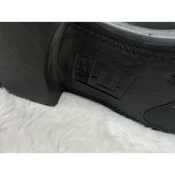 Emanuele Crasto Italian women's Black boots 8.5M EU 39 Leather