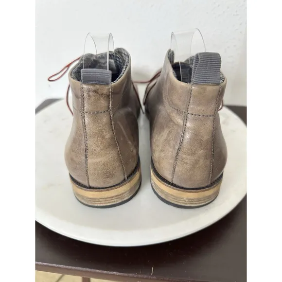 English Laundry Sheffield Chukka Boots Brown Size 9 Leather Mens Distressed