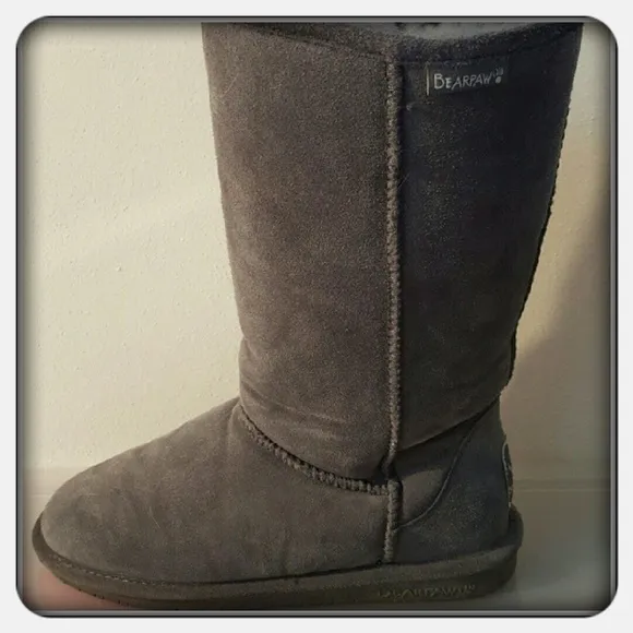EUC Woman's Tall Grey Boots Sz 10M